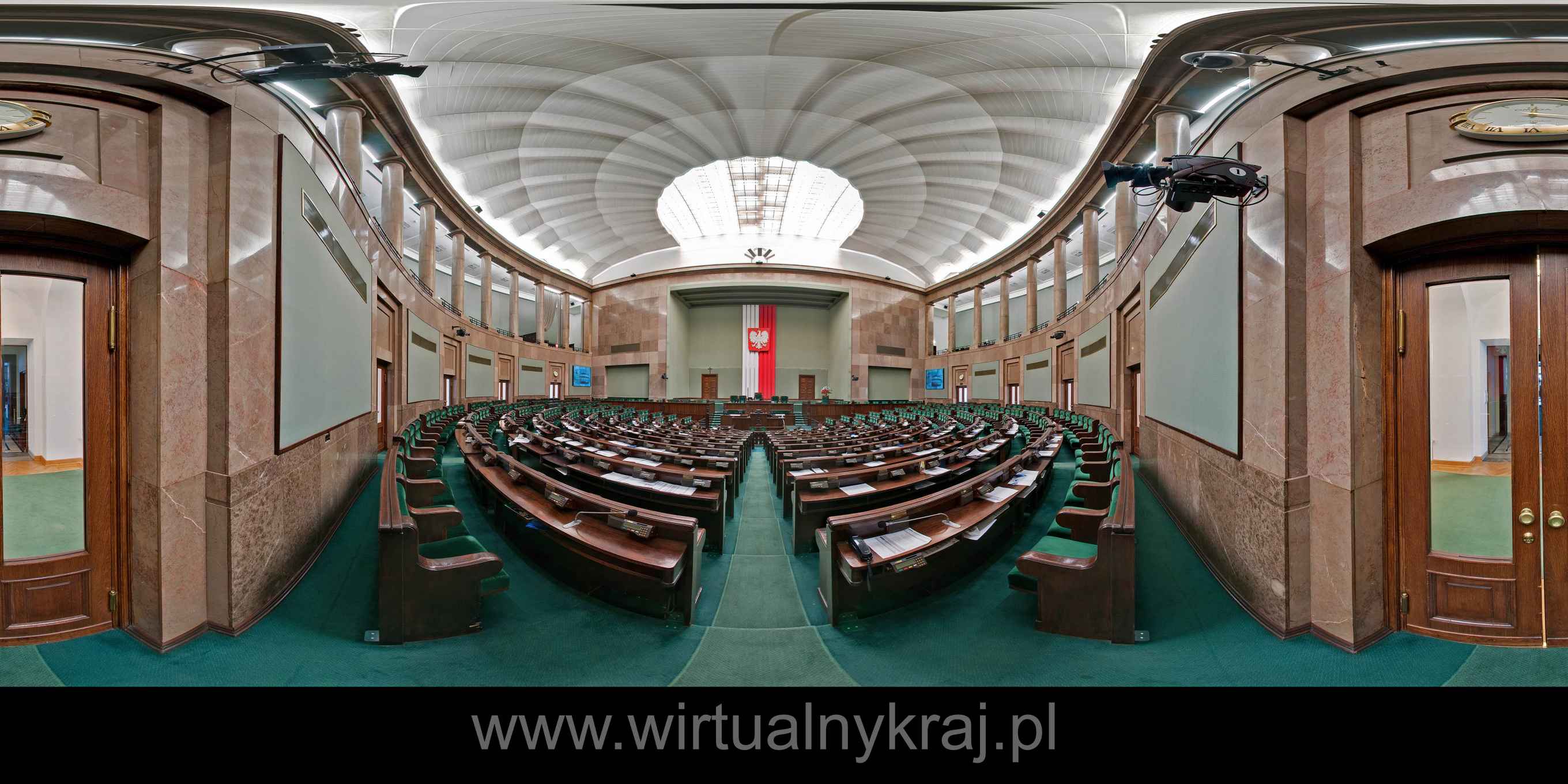 Sala Posiedzeń Sejmu Wejście Od Kuluarów Prezentacja Panoramiczna Sejmu Rzeczypospolitej Polskiej 5658
